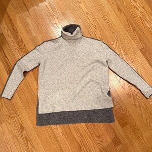 Athleta Transit Colorblock Merino Turtleneck S